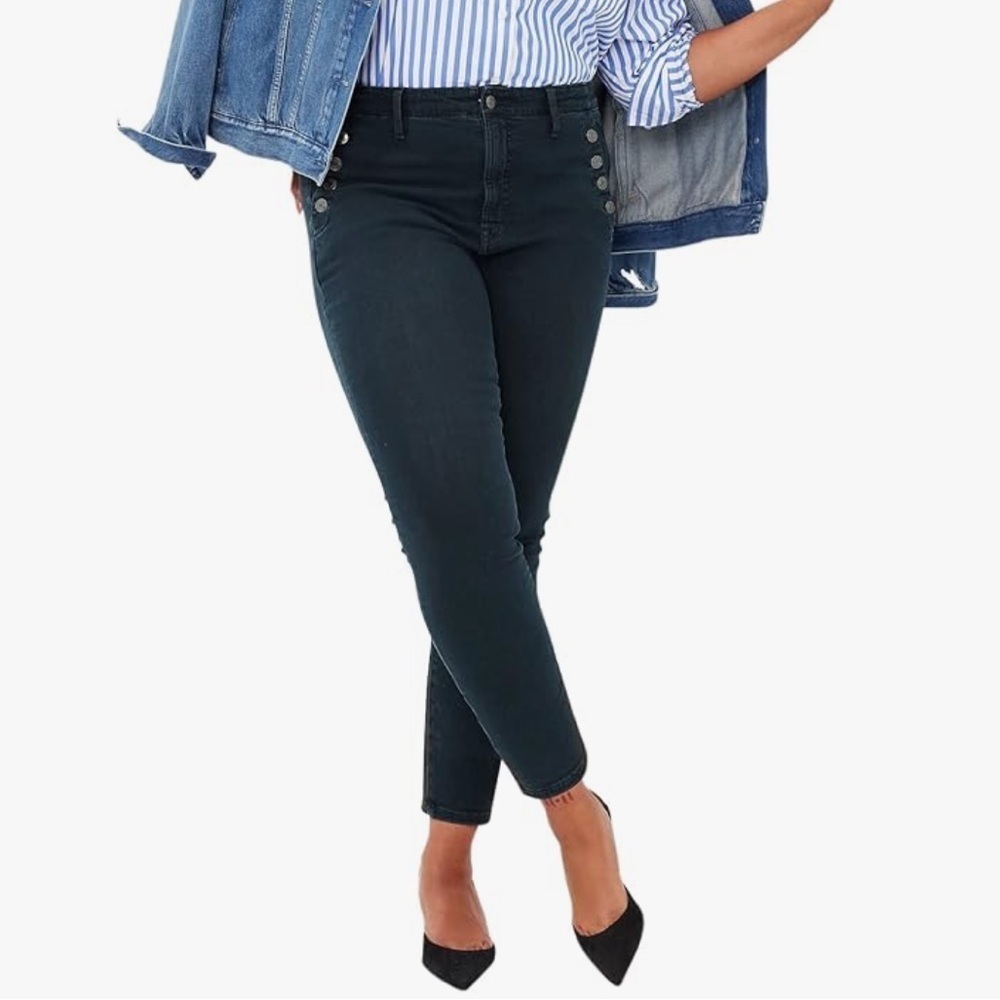 GAP Women's Dark Wash Scarpa High Rise Legging Jeans Size 31